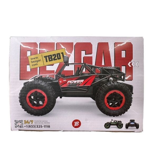 Bezgar Remote controlled car red 2.4 GHz - Picture 2 of 16